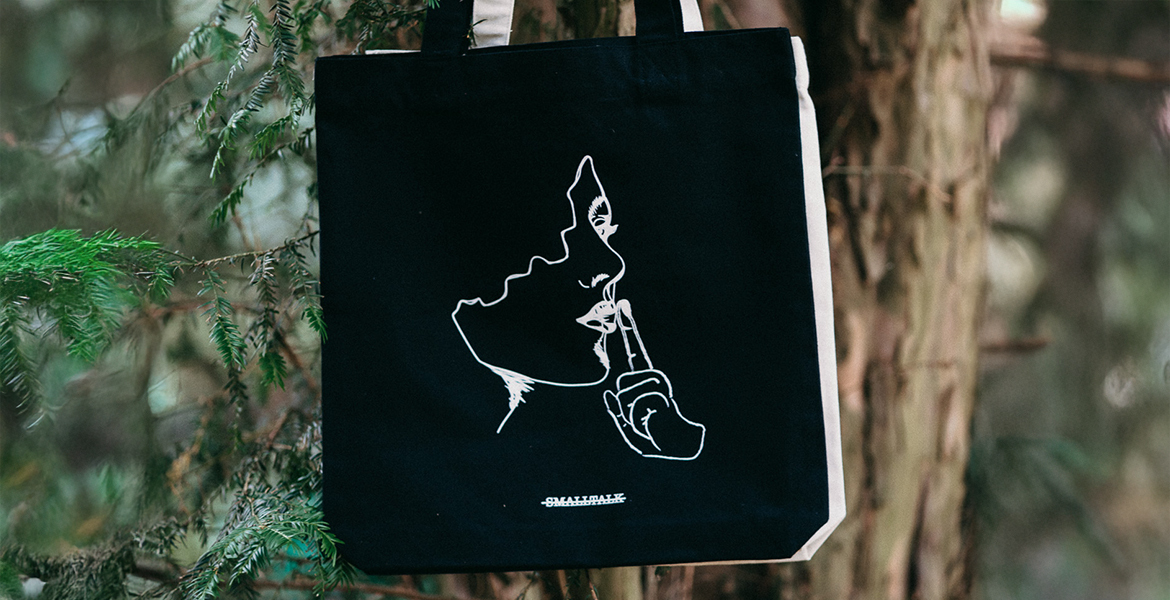  SMALLTALK, Totebag - Black 